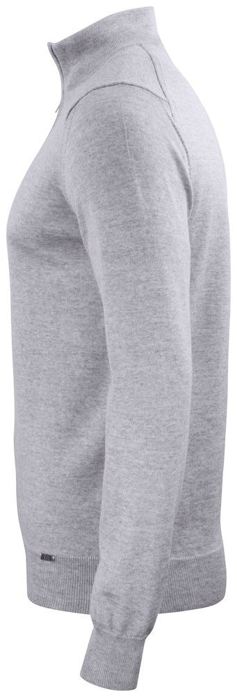 EVERETT HALF ZIP SWEATER - XXL (GREY MELANGE) EVERETT HALF ZIP SWEATER - XXL (GREY MELANGE)