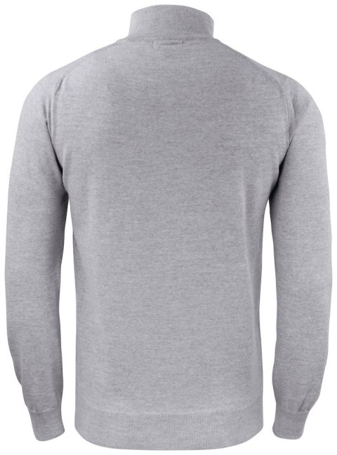 EVERETT HALF ZIP SWEATER - XXL (GREY MELANGE) EVERETT HALF ZIP SWEATER - XXL (GREY MELANGE)