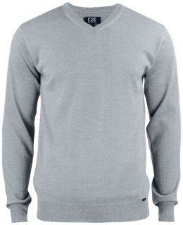 EVERETT V-NECK - L (GREY MELANGE)