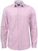 BELFAIR OXFORD SHIRT - XXL (BURGUNDY/WHITE STRIPE)