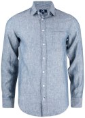 SUMMERLAND LINEN SHIRT - 3XL (DENIM MELANGE)