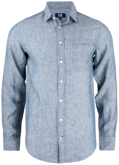 SUMMERLAND LINEN SHIRT - 3XL (DENIM MELANGE)