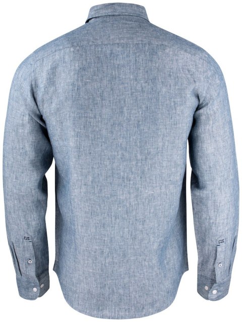 SUMMERLAND LINEN SHIRT - M (DENIM MELANGE) SUMMERLAND LINEN SHIRT - M (DENIM MELANGE)