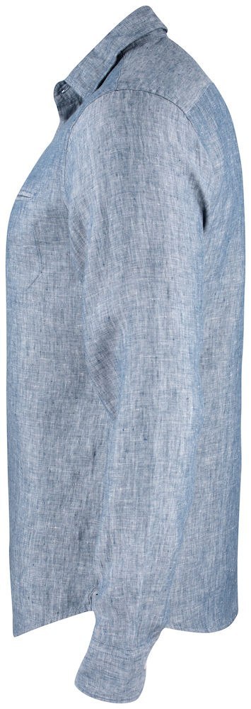 SUMMERLAND LINEN SHIRT - S (DENIM MELANGE) SUMMERLAND LINEN SHIRT - S (DENIM MELANGE)