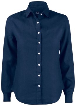 SUMMERLAND LINEN SHIRT WOMAN - L (DARK NAVY)