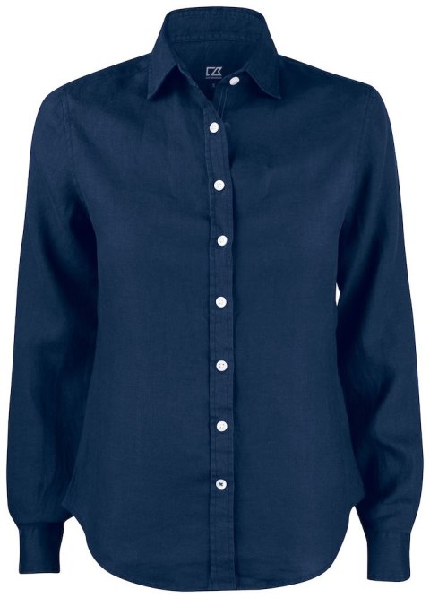 SUMMERLAND LINEN SHIRT WOMAN - XL (DARK NAVY)