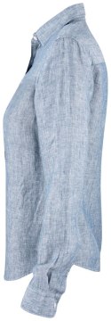 SUMMERLAND LINEN SHIRT WOMAN - L (DENIM MELANGE)