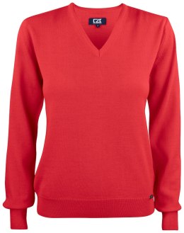 EVERETT V-NECK WOMAN - L (RED)