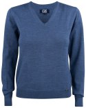 EVERETT V-NECK WOMAN - S (DENIM MELANGE)