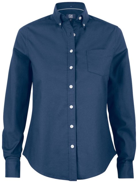 HANSVILLE SHIRT WOMAN - L (BLUE OXFORD)