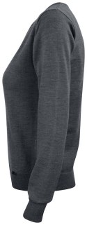 EVERETT V-NECK WOMAN - L (ANTHRACITE MELANGE)