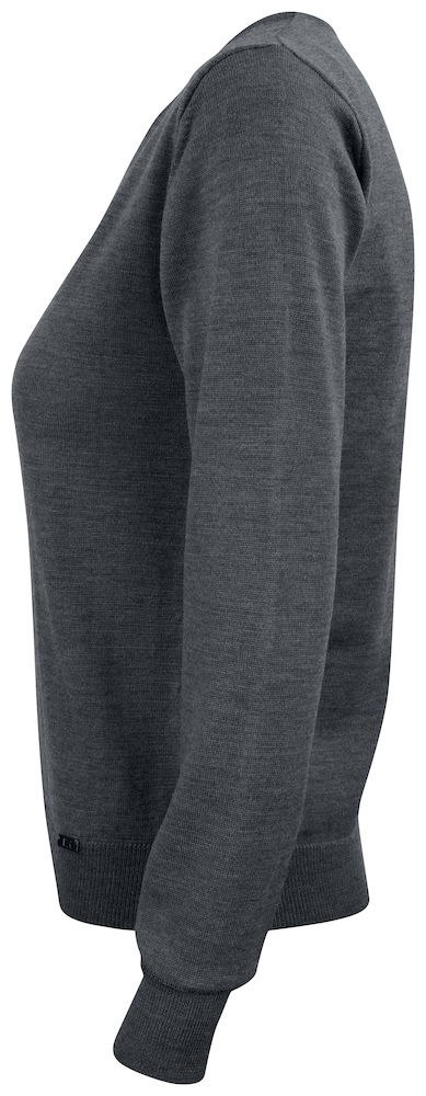 EVERETT V-NECK WOMAN - XXL (ANTHRACITE MELANGE) EVERETT V-NECK WOMAN - XXL (ANTHRACITE MELANGE)