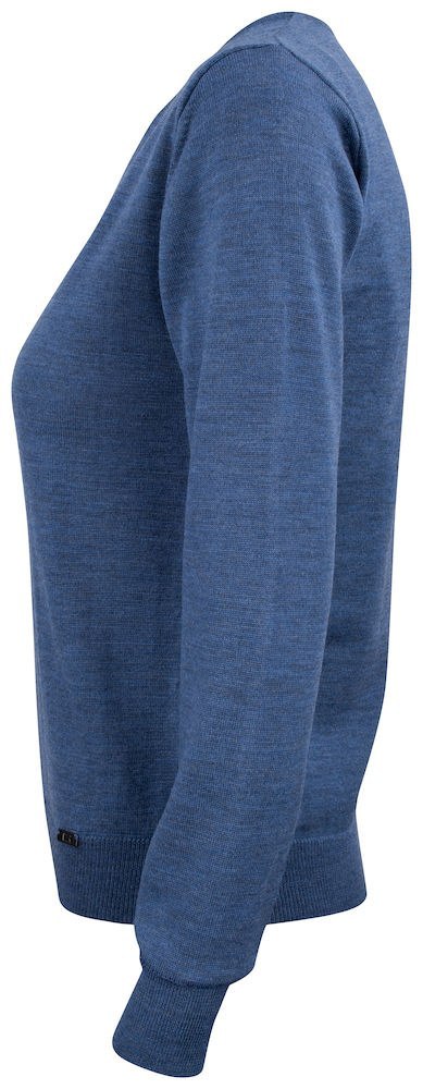 EVERETT V-NECK WOMAN - XXL (DENIM MELANGE) EVERETT V-NECK WOMAN - XXL (DENIM MELANGE)