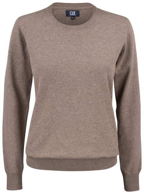 OAKVILLE CREWNECK WOMAN - L (NOUGAT MELANGE)