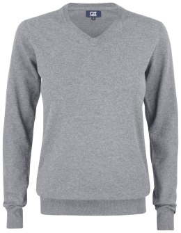 OAKVILLE V-NECK WOMAN - XL (GREY MELANGE)