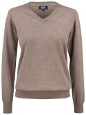 OAKVILLE V-NECK WOMAN - L (NOUGAT MELANGE)