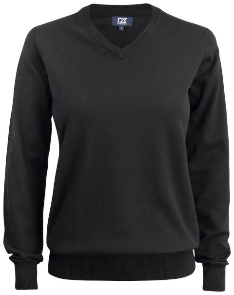 OAKVILLE V-NECK WOMAN - XS (BLACK)