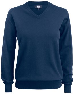 OAKVILLE V-NECK WOMAN - XS (DARK NAVY)