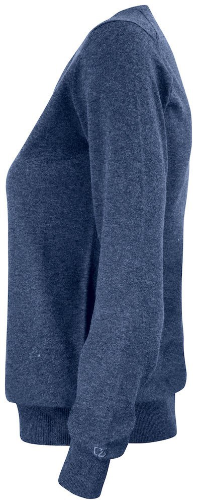 OAKVILLE V-NECK WOMAN - XS (NAVY MELANGE) OAKVILLE V-NECK WOMAN - XS (NAVY MELANGE)