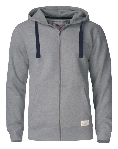 TWISP HOOD FZ - 4XL (GREY MELANGE)