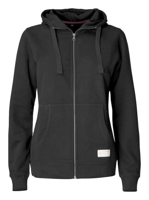 TWISP HOOD FZ WOMAN - XS (BLACK)