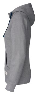 TWISP HOOD FZ WOMAN - XS (GREY MELANGE)