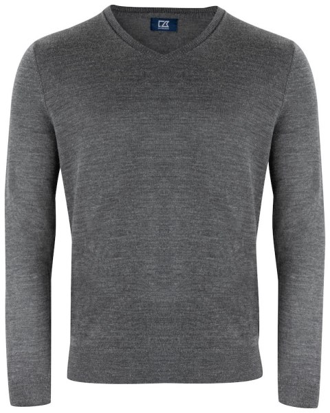 VERNON V-NECK - XXL (ANTHRACITE MELANGE)