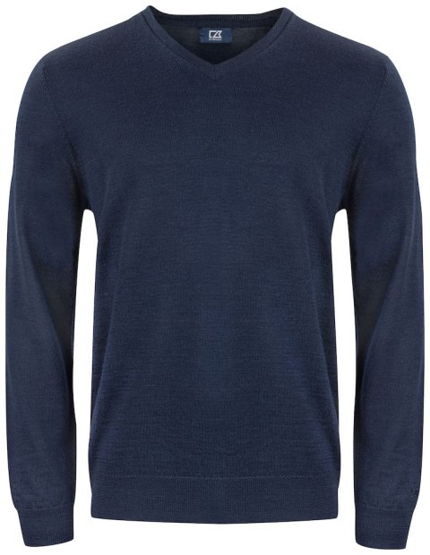 VERNON V-NECK - M (DARK NAVY)