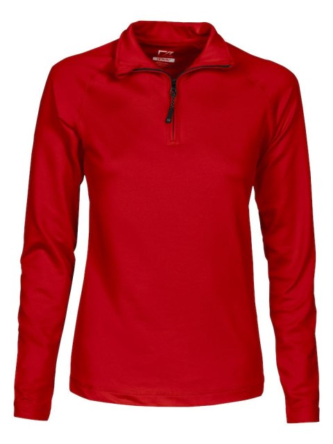 COOS BAY HALF ZIP WOMAN - L (RED)