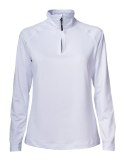 COOS BAY HALF ZIP WOMAN - XXL (WHITE)