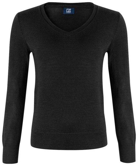 VERNON V-NECK WOMAN - L (BLACK)