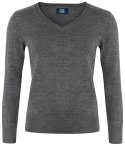 VERNON V-NECK WOMAN - XS (ANTHRACITE MELANGE)