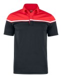 SEABECK POLO - 3XL (BLACK/RED)