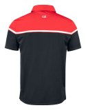 SEABECK POLO - 3XL (BLACK/RED)