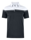 SEABECK POLO - 3XL (BLACK/WHITE)