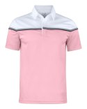 SEABECK POLO - L (PINK/WHITE)