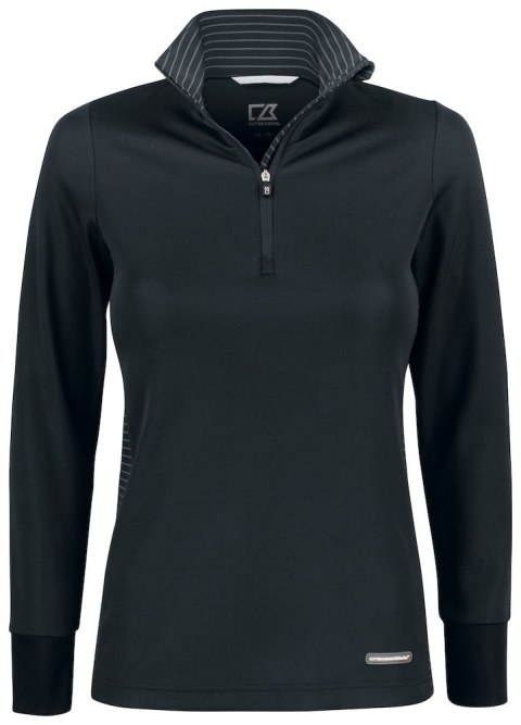 TRAVERSE HALF ZIP WOMAN - XS (BLACK)