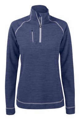 CHAMBERS HALF ZIP WOMAN - L (DENIM MELANGE)