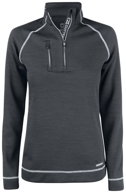 CHAMBERS HALF ZIP WOMAN - XS (ANTHRACITE MELANGE)