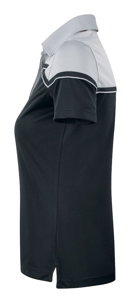 SEABECK POLO WOMAN - XL (BLACK/LIGHT GREY) SEABECK POLO WOMAN - XL (BLACK/LIGHT GREY)