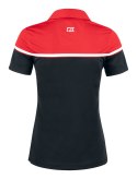 SEABECK POLO WOMAN - L (BLACK/RED)