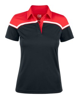 SEABECK POLO WOMAN - XL (BLACK/RED)