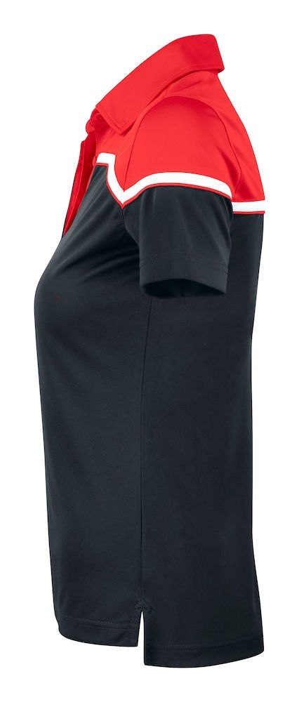 SEABECK POLO WOMAN - XL (BLACK/RED)