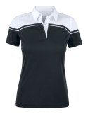 SEABECK POLO WOMAN - L (BLACK/WHITE)