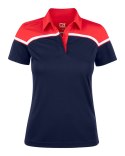 SEABECK POLO WOMAN - XL (DARK NAVY/RED)