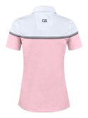 SEABECK POLO WOMAN - L (PINK/WHITE)