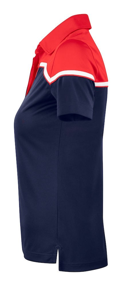 SEABECK POLO WOMAN - XS (DARK NAVY/RED) SEABECK POLO WOMAN - XS (DARK NAVY/RED)