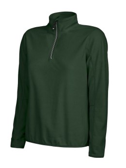 MELTON LADY HALF ZIP - XL (DARK GREEN)