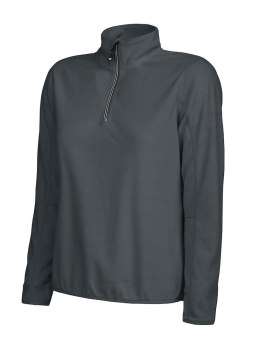 MELTON LADY HALF ZIP - L (GREY)