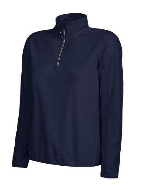 MELTON LADY HALF ZIP - L (NAVY)